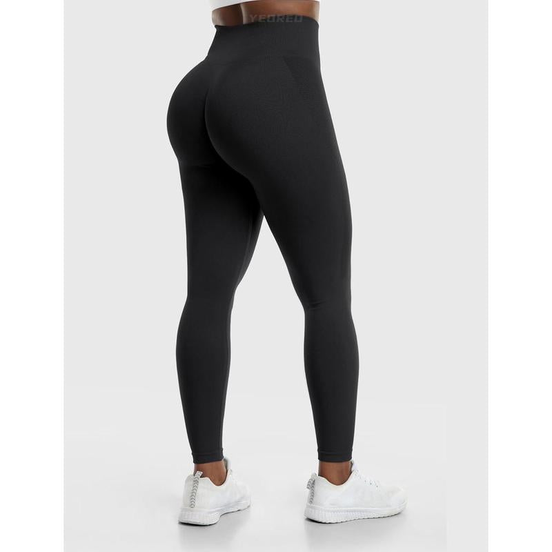 YEOREO Amplify Leggings for Women Seamless Scrunch Leggings Butt Lifting Gym High Waisted Athletic Leggings