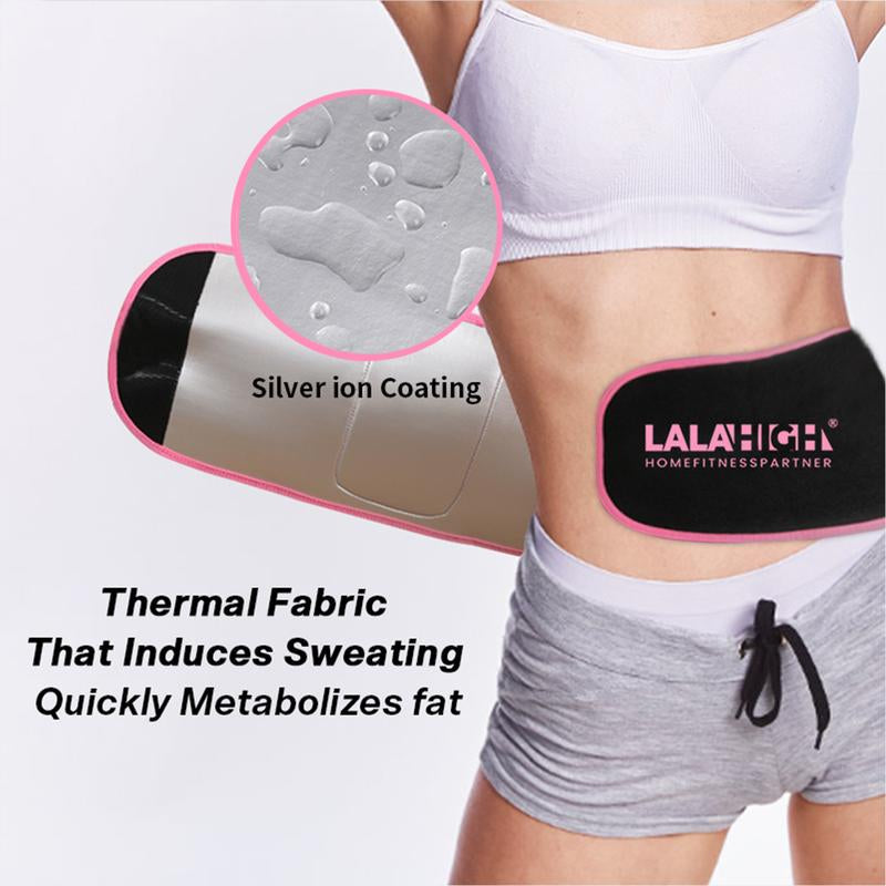 LALAHIGH Sweat Waist Belt: Abdominal Training, Sweat Activation, Targeted Fat Burning, Slimming Effect, Visible Waistline Transformation