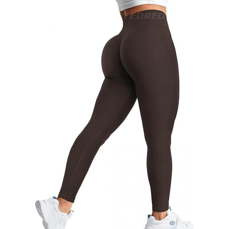 YEOREO Amplify Leggings for Women Seamless Scrunch Leggings Butt Lifting Gym High Waisted Athletic Leggings