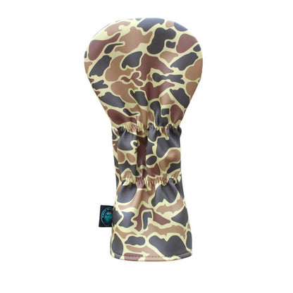 Duck Hunter Golf Driver Headcover - Camouflage Pattern, Black Duck Design, Adjustable Fit, Ideal for Golf Enthusiasts Equipment