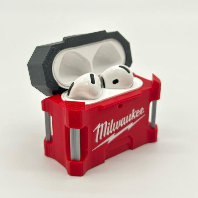 Milwaukee Inspired Airpods 4 Case Holder Packout Case for Airpod 4 (Newest Gen)