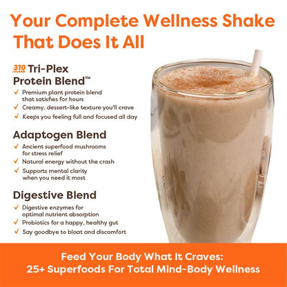 310 Shake Starter Kit: Sugar-Free Meal Replacement Protein Shakes (7 Flavors, 15G Vegan Protein & 110 Calories per Serving, No Artificial Junk)